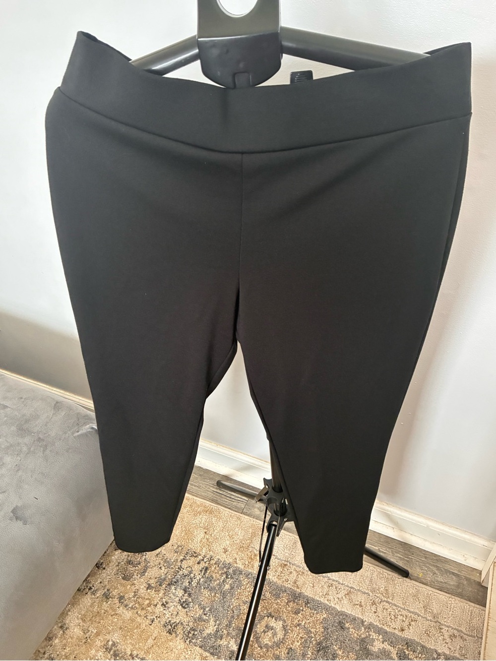 Ruby Rd. Black Ankle Ponte Pants